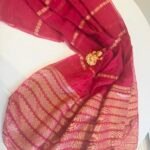 Maroon Embroidered Kurta Pant Set with Dupatta